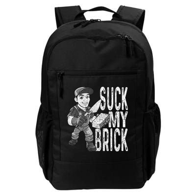 Funny Mason Bricklayer Hard Work Brickie Brickmason Building Backpack