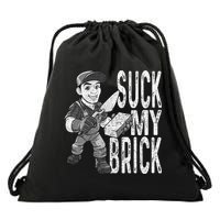 Funny Mason Bricklayer Hard Work Brickie Brickmason Building Drawstring Bag