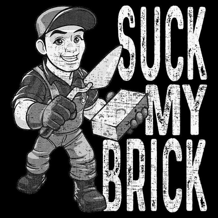 Funny Mason Bricklayer Hard Work Brickie Brickmason Building Pom Pom 12in Knit Beanie