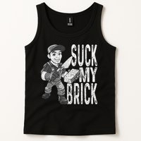 Funny Mason Bricklayer Hard Work Brickie Brickmason Building Tank Top