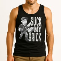 Funny Mason Bricklayer Hard Work Brickie Brickmason Building Tank Top