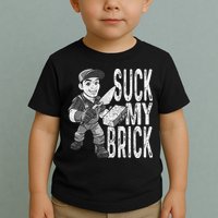 Funny Mason Bricklayer Hard Work Brickie Brickmason Building Toddler T-Shirt
