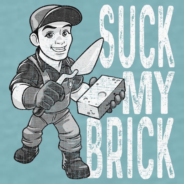 Funny Mason Bricklayer Hard Work Brickie Brickmason Building Sueded Cloud Jersey T-Shirt