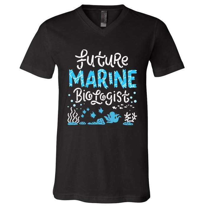 Future Marine Biologist V-Neck T-Shirt