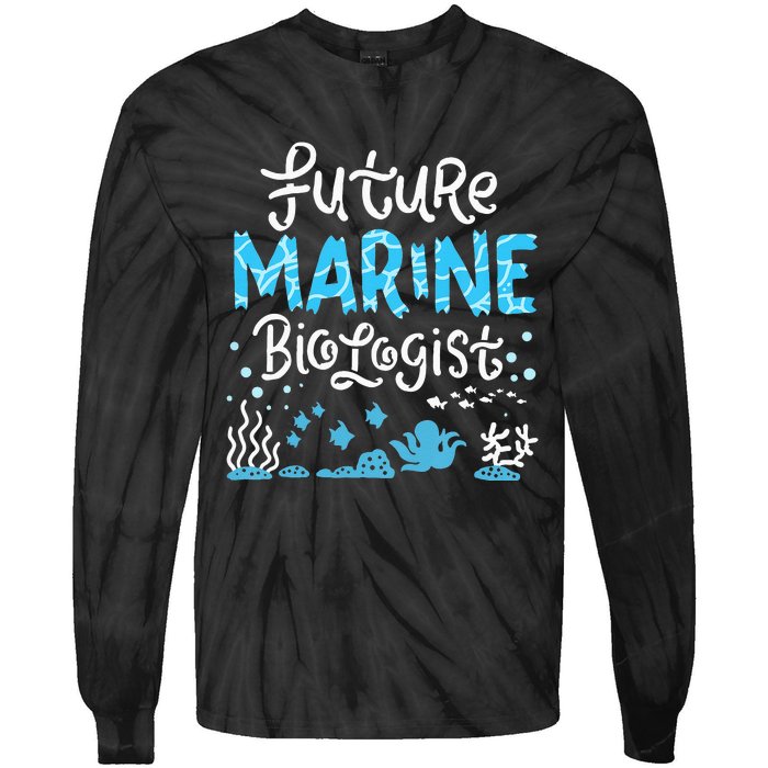 Future Marine Biologist Tie-Dye Long Sleeve Shirt