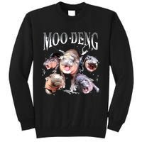 Funny Moodeng Baby Pygmy Hippo Cute Zoo For Family Tall Sweatshirt