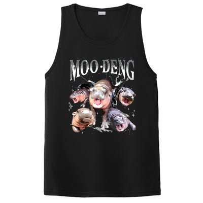 Funny Moodeng Baby Pygmy Hippo Cute Zoo For Family PosiCharge Competitor Tank