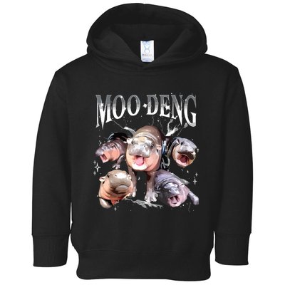 Funny Moodeng Baby Pygmy Hippo Cute Zoo For Family Toddler Hoodie