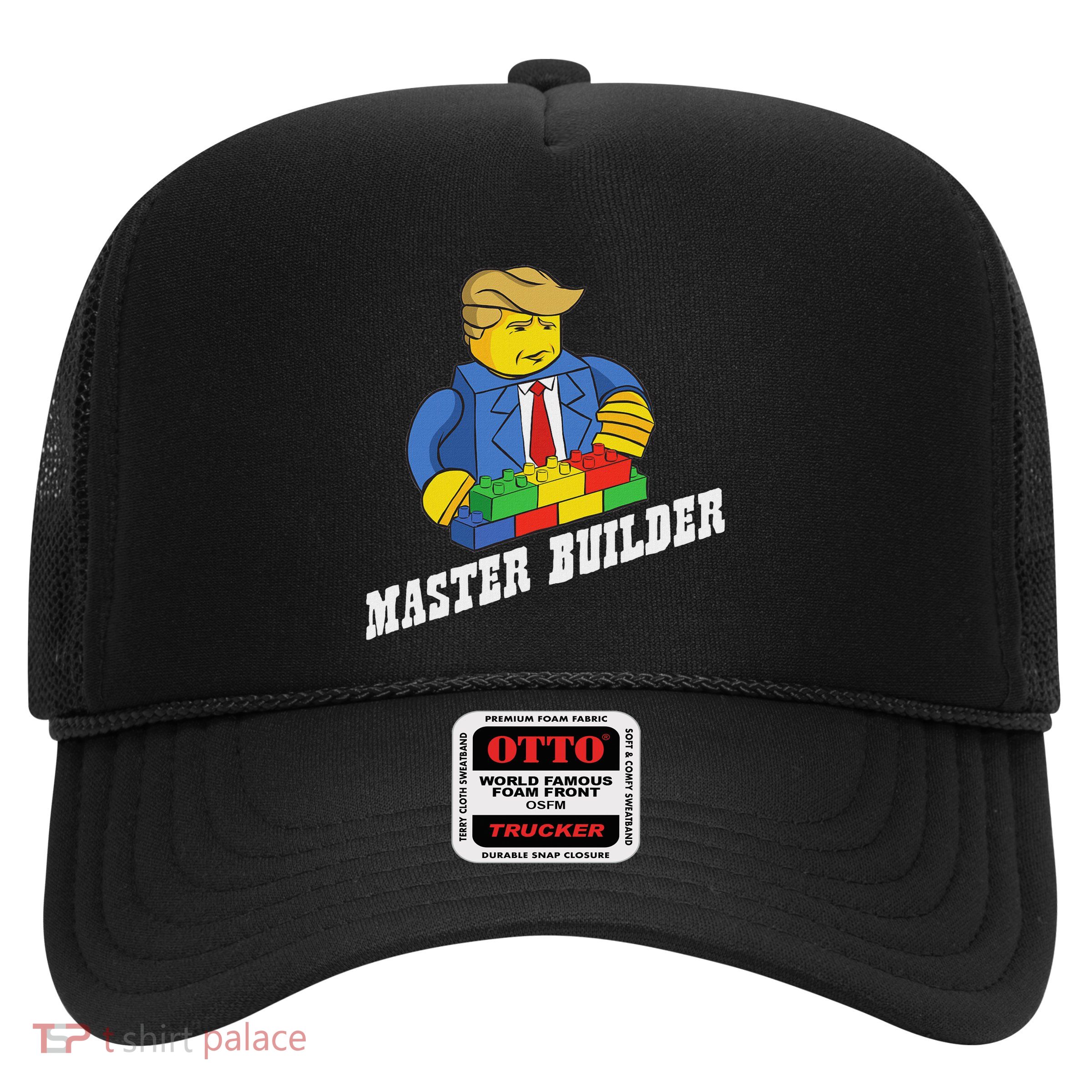 Funny Master Builder Building Blocks Gift Trucker Hat