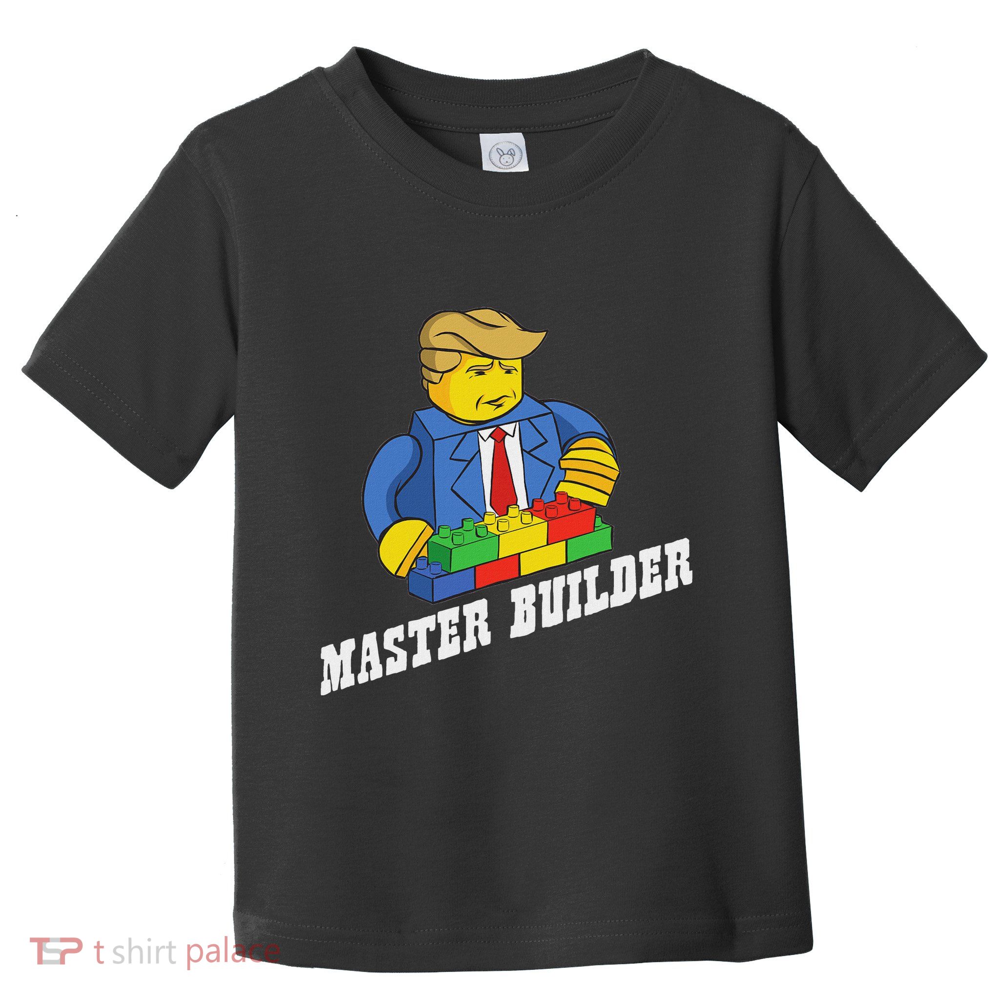 Funny Master Builder Building Blocks Gift Toddler T-Shirt