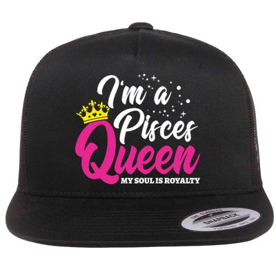 February March Birthday Gift Astrology Zodiac Gift Pisces Queen Meaningful Gift Flatbill Hat