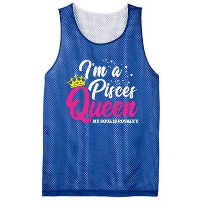 February March Birthday Gift Astrology Zodiac Gift Pisces Queen Meaningful Gift Mesh Reversible Basketball Jersey Tank