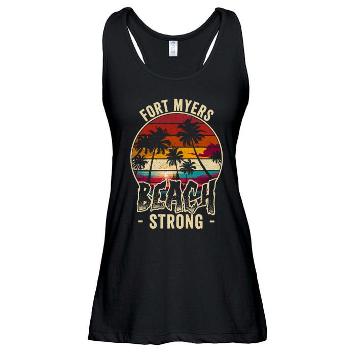 Fort Myers Beach Strong Community Strength Prayer Support Ladies Essential Flowy Tank