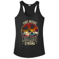 Fort Myers Beach Strong Community Strength Prayer Support Ladies PosiCharge Competitor Racerback Tank