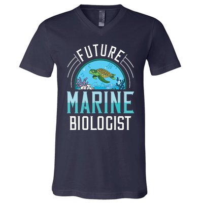 Future Marine Biologist Biology Ocean Life V-Neck T-Shirt