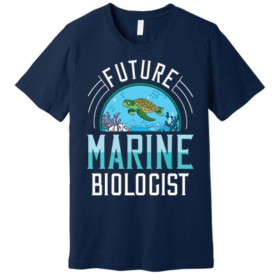 Future Marine Biologist Biology Ocean Life Premium T-Shirt