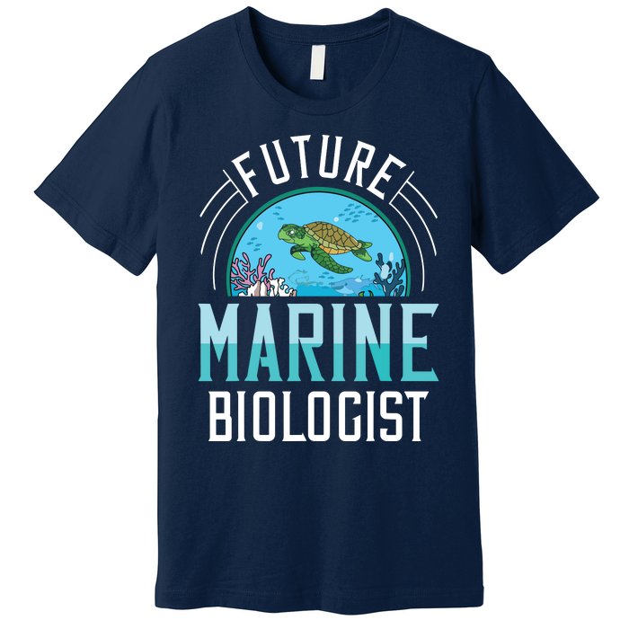 Future Marine Biologist Biology Ocean Life Premium T-Shirt