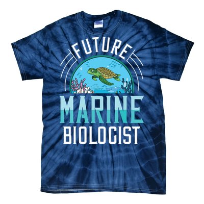 Future Marine Biologist Biology Ocean Life Tie-Dye T-Shirt