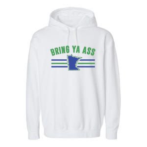 Funny Meme Bring Ya Ass Humor Garment-Dyed Fleece Hoodie