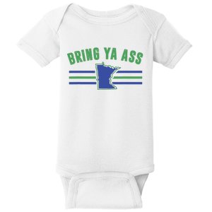 Funny Meme Bring Ya Ass Humor Baby Bodysuit