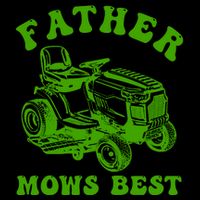 Father Mows Best Lawn Fathers Day Drawstring Bag