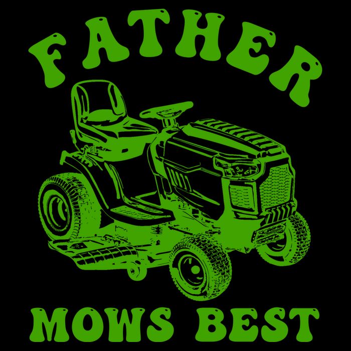 Father Mows Best Lawn Fathers Day Drawstring Bag