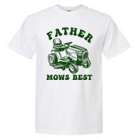 Father Mows Best Lawn Fathers Day Garment-Dyed Heavyweight T-Shirt