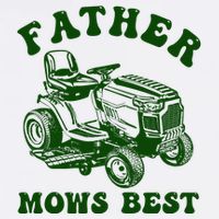 Father Mows Best Lawn Fathers Day Premium T-Shirt