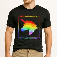 Feeling Magical But Also Stabby Funny Unicorn Performance Shirt