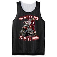 Funny Motorcycle Biker Grandpa Santa Rider Christmas Gift Mesh Reversible Basketball Jersey Tank