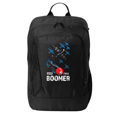 Funny Military Bomber Design For Boomers City Backpack