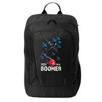 Funny Military Bomber Design For Boomers City Backpack
