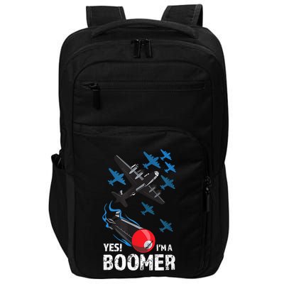 Funny Military Bomber Design For Boomers Impact Tech Backpack