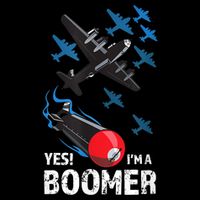Funny Military Bomber Design For Boomers Impact Tech Backpack