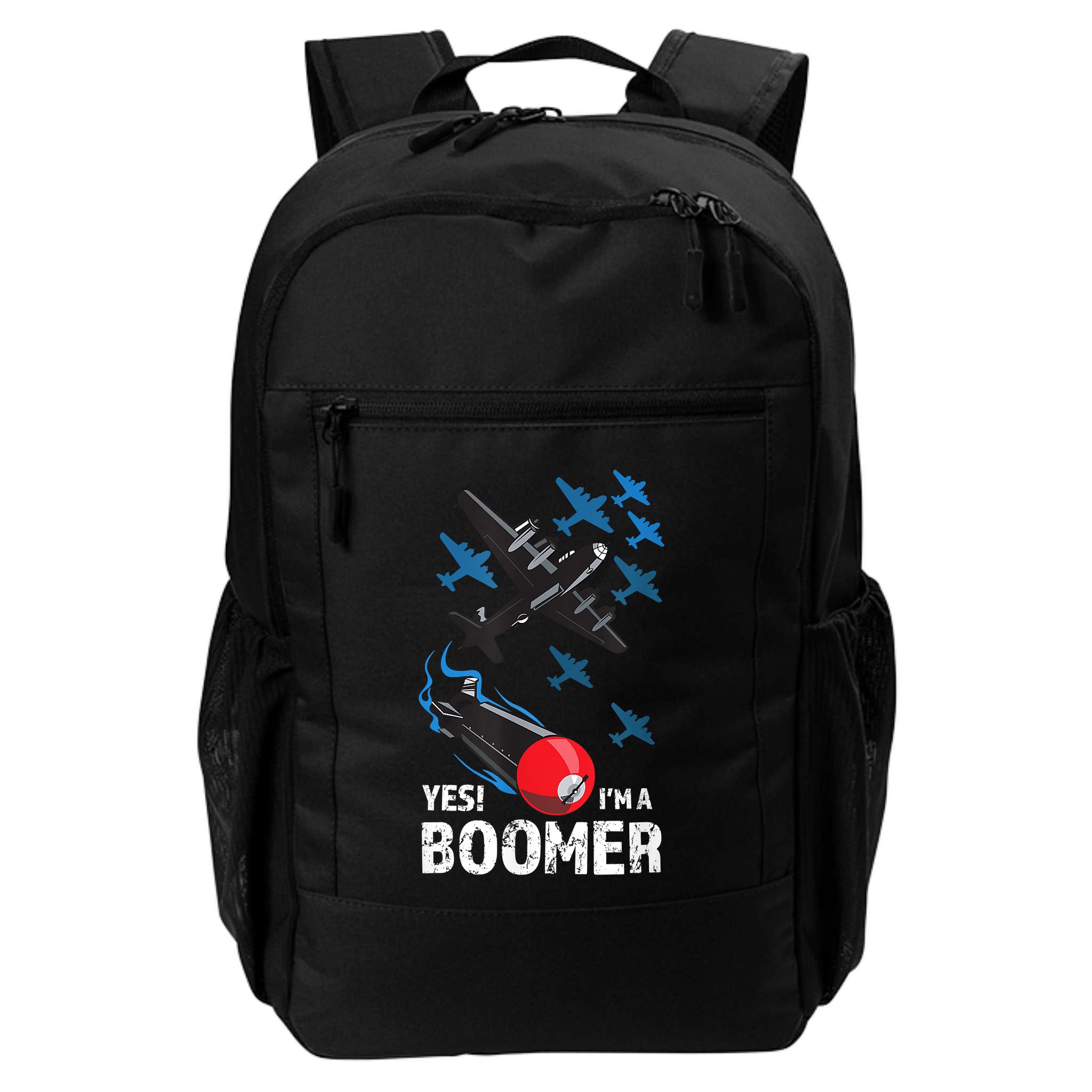 Funny Military Bomber Design For Boomers Backpack