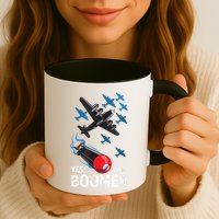 Funny Military Bomber Design For Boomers Mug
