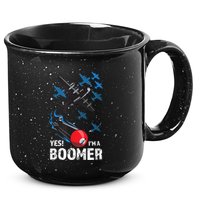 Funny Military Bomber Design For Boomers 15oz Campfire Ceramic Mug