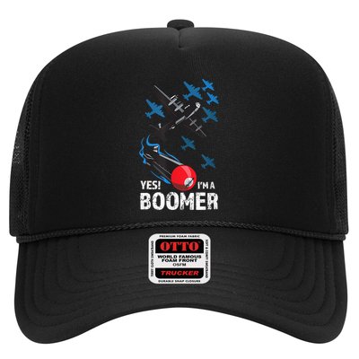 Funny Military Bomber Design For Boomers Hat