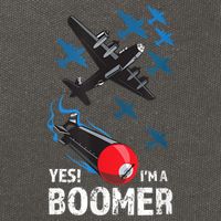 Funny Military Bomber Design For Boomers Cotton Canvas Backpack