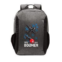 Funny Military Bomber Design For Boomers Vector Backpack