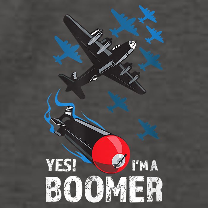 Funny Military Bomber Design For Boomers Vector Backpack