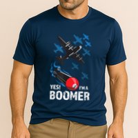 Funny Military Bomber Design For Boomers Cooling Performance Crew T-Shirt