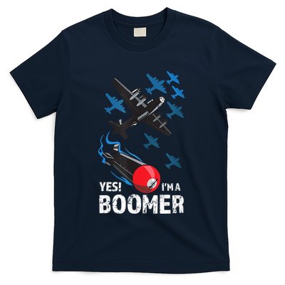 Funny Military Bomber Design For Boomers T-Shirt