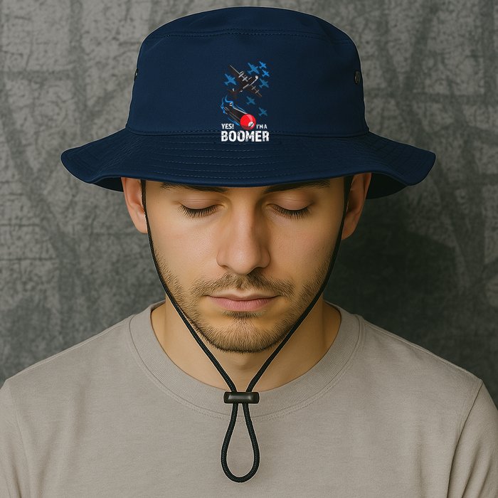 Funny Military Bomber Design For Boomers Bucket Hat