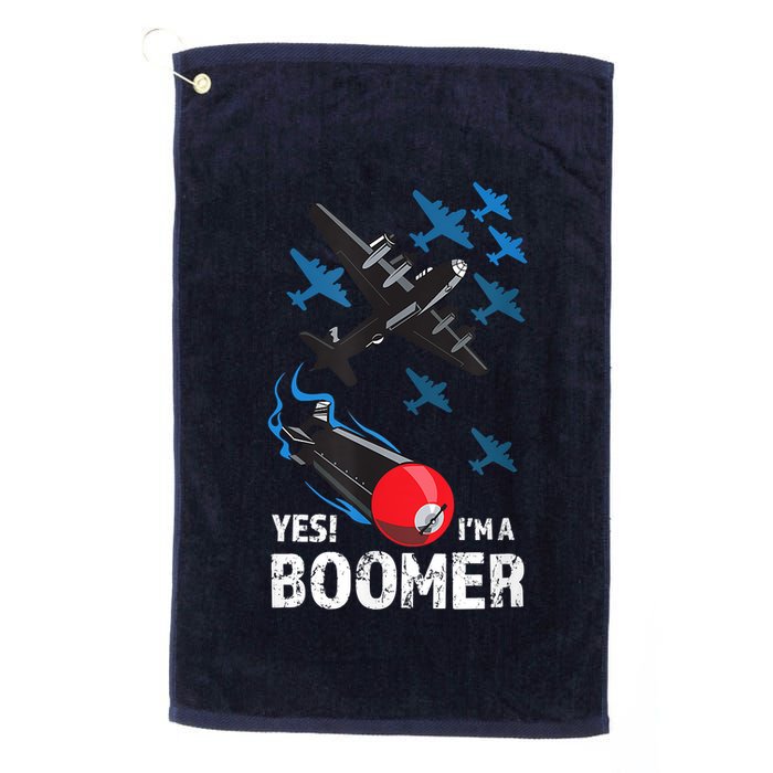 Funny Military Bomber Design For Boomers Golf Towel
