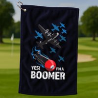 Funny Military Bomber Design For Boomers Golf Towel