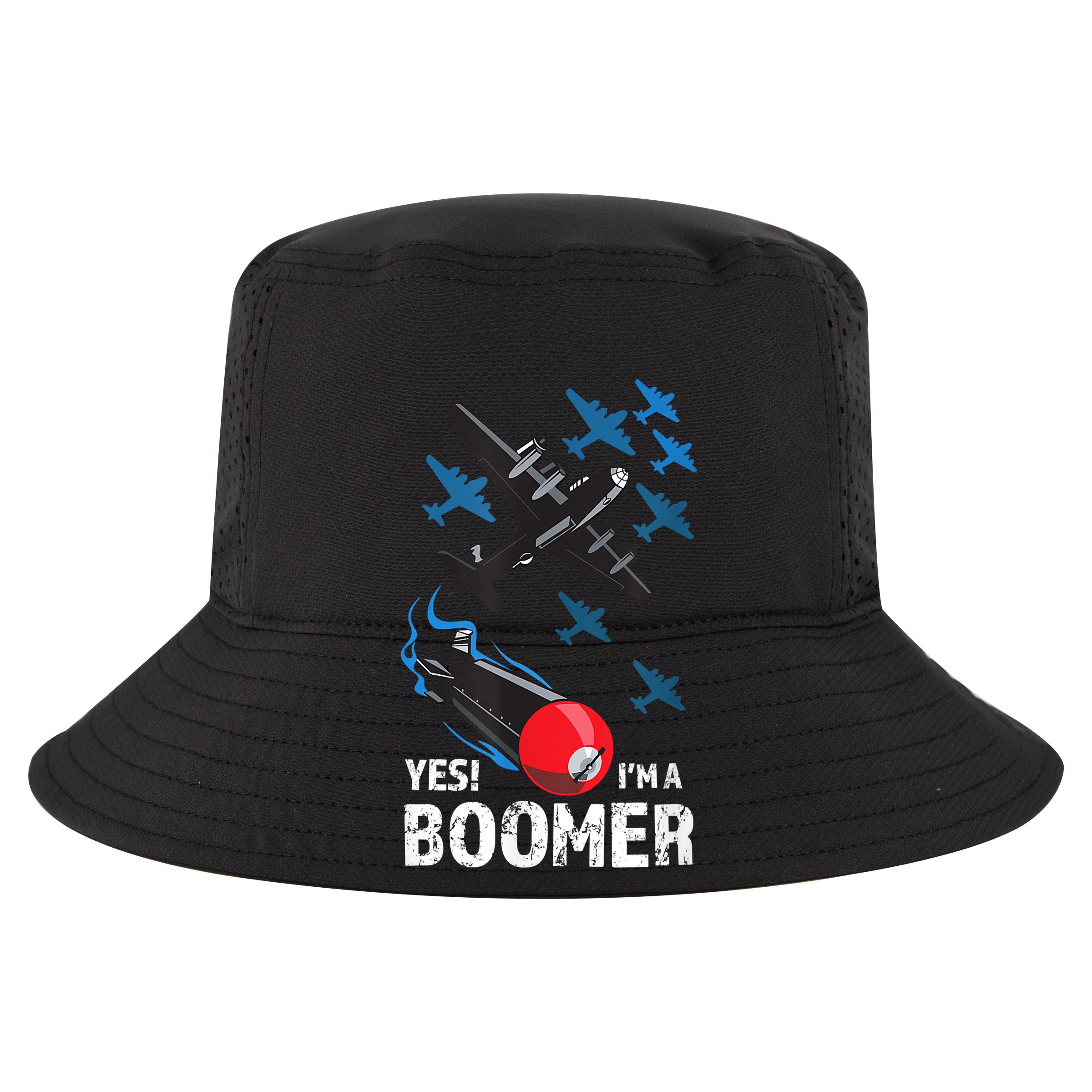 Funny Military Bomber Design For Boomers Women's Crop Top Tee