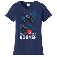 Funny Military Bomber Design For Boomers Women's T-Shirt