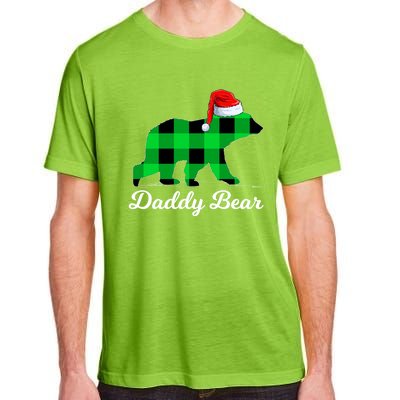 Family Matching Buffalo Plaid Daddy Bear Christmas Pajama Gift Adult ChromaSoft Performance T-Shirt