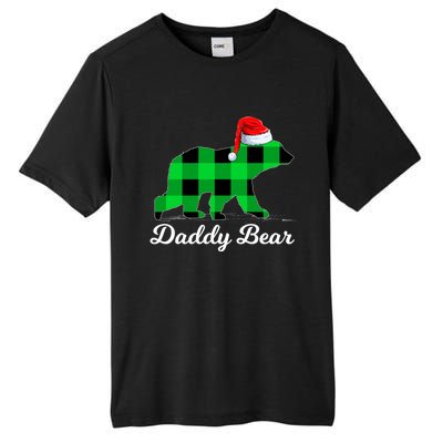 Family Matching Buffalo Plaid Daddy Bear Christmas Pajama Gift Tall Fusion ChromaSoft Performance T-Shirt